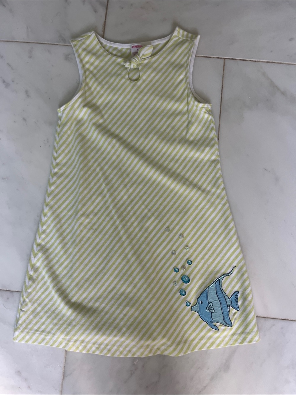 Gymboree Sleeveless Dress with Blue Fish, 5